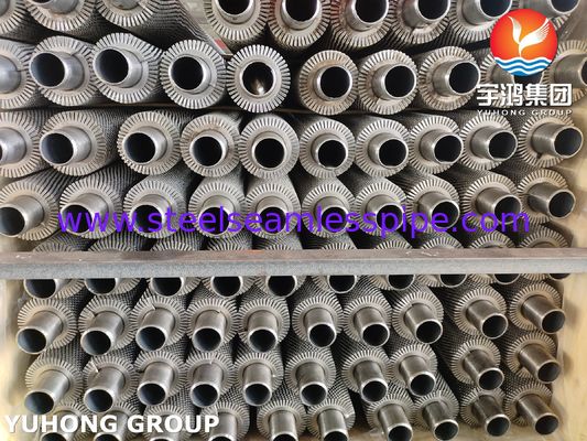 ASME SA192 أنبوب ذو زعانف متعرجة لنظام استرداد الحرارة النفايات