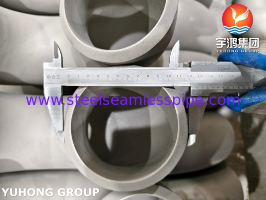 ASTM A403 / ASME SA403 WP321H التركيب من الفولاذ المقاوم للصدأ بدون خيط 180 درجة الكوع B16.9