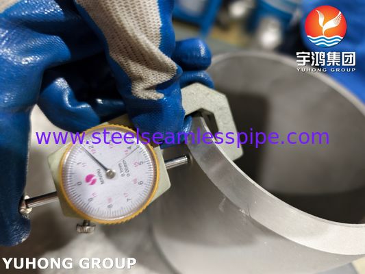 ASTM A403 WP321H / 1.4878 الصلب المقاوم للصدأ الحد من التركيز ASME B16.9 أدوات الأنابيب
