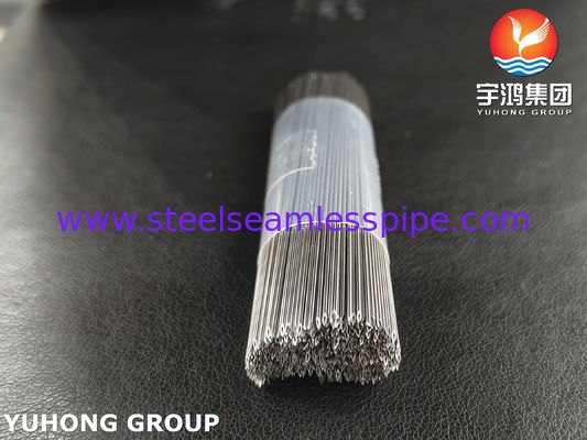 أنبوب إبرة وريدية من الفولاذ المقاوم للصدأ بدرجة طبية SUS304، طرف مقطوع من الخلف