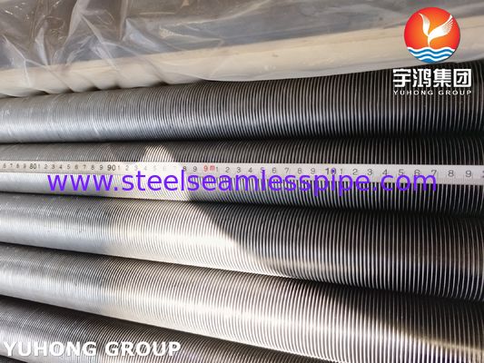 أنبوب زعانف من النوع G المدمج ASTM A213 T5 مع زعانف من الفولاذ الكربوني لمبادل حرارة الفرن