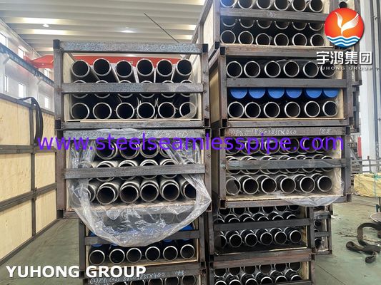 أنبوب صلب غير ملحوم من الصلب الكربوني ASTM A106 GR.B مع زعانف صلبة للفرن