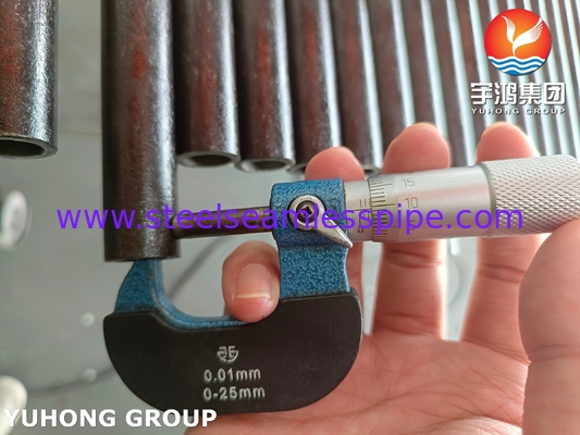 ASME SA334 Gr 6 أنبوب فولاذي سبائك النيكل غير الملحوم لخدمة درجات الحرارة المنخفضة
