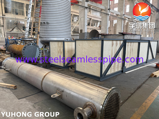 تم فحص BV SA182 F11 GR.2 قشرة الأنبوبات ومبادلة الحرارة الأنبوبية TEMA R نوع لنقل الحرارة الأمثل