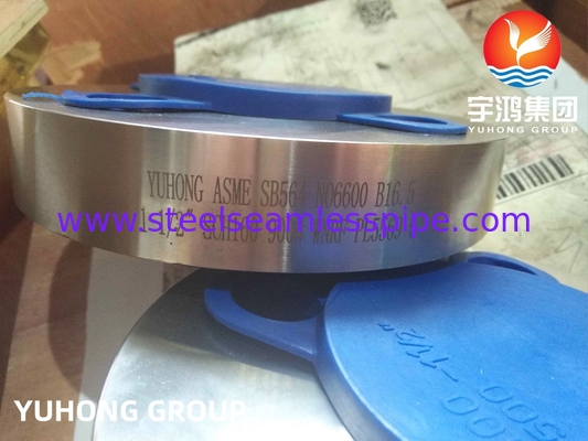 الـ Inconel 600 (السبائك 600 ، UNS N06600) الـ Nickel Alloy Flange ، ASTM B564 / ASME SA564 ، الوجه المرتفع ذو الرقبة الحامدة (WNRF)