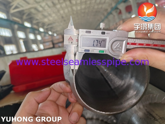 أنابيب بلا خيوط من الفولاذ اللاصق ، ASME SA335 P9 ، أنابيب الصفوف الصلبة ، لنظام HRSG