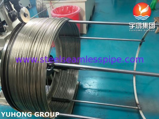 أنابيب شعرية طبية من الفولاذ المقاوم للصدأ SUS304 ملفوفة لإبر الحقن ISO9626