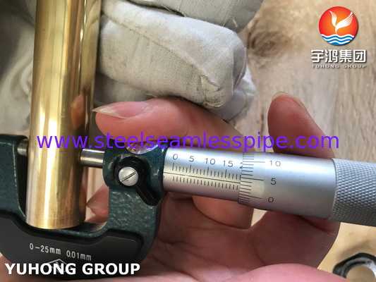 أنبوب نحاس نيكل C44300 من ASTM B111 / ASME SB111 لتطبيقات المكثفات والمبادلات الحرارية