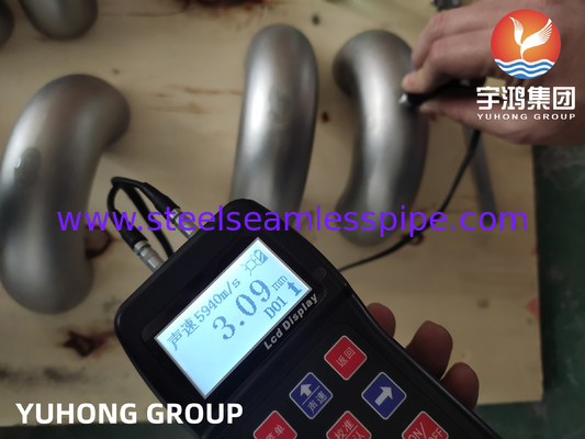 الفولاذ المزدوج ASTM A815 S32205 الركبة المنحنية للعودة لمحطة توليد الطاقة للأنابيب