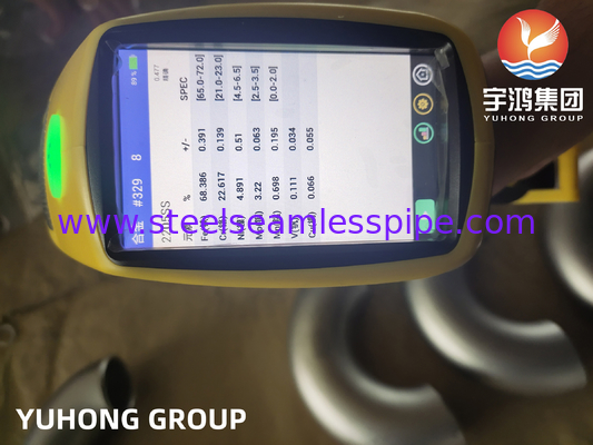 الفولاذ المزدوج ASTM A815 S32205 الركبة المنحنية للعودة لمحطة توليد الطاقة للأنابيب