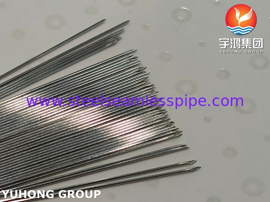 أنبوب إبرة وريد وريد من الفولاذ المقاوم للصدأ 25G لحقن وريد فروة الرأس ISO7864 SUS304
