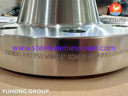 شفاه ASTM A182 F53 UNS S32750 WNRF ASME B16.5 Class 150-2500