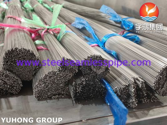 ISO9626 SUS304 أنابيب الشعيرات الدموية الطبية المقاومة للصدأ المطاوعة لقطاطرات المستخدمة مرة واحدة