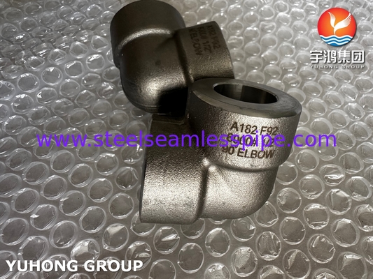 ASTM A182 F92 سبائك الصلب المطروق كوع 90 درجة 2 بوصة B16.11
