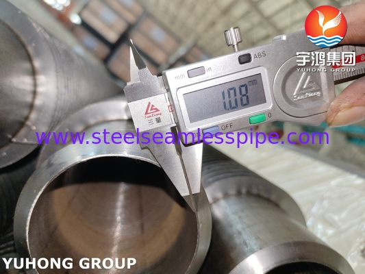 أنبوب ASTM A335 P22 HFW ذو الزعانف المتدلية 11-13Cr لمبادلات الحرارة