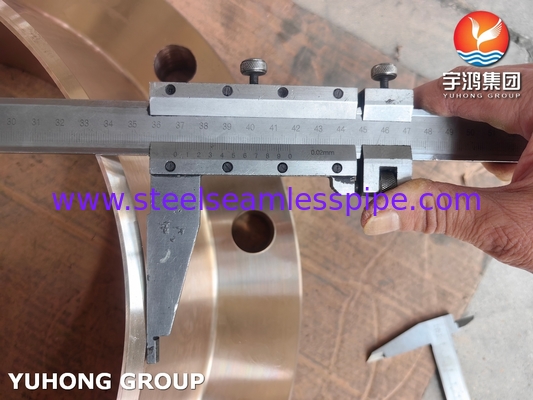 ASTM B283 C70620 فلنج سبيكة النحاس والنيكل للتطبيقات البحرية