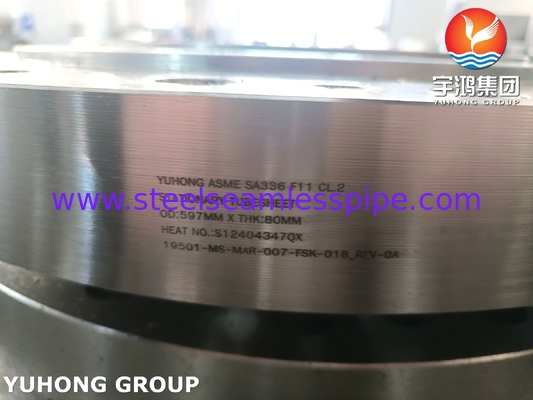أوراق أنابيب الصلب اللاسلي ASME SA336 F11 Cl2 لمبادلات الحرارة