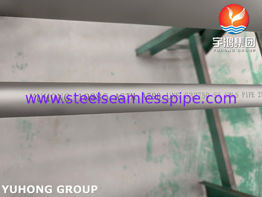 ASTM A790 UNS S37500 أنابيب بلا خيوط من الفولاذ المقاوم للصدأ