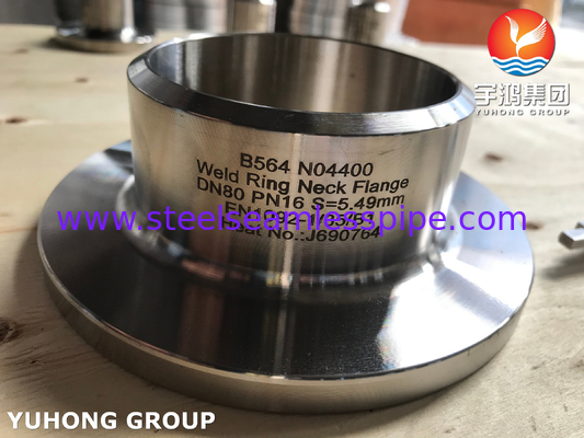 N04400 WNRF Flanges ASTM B564 متوافقة الأداء العالي المقاومة للتآكل