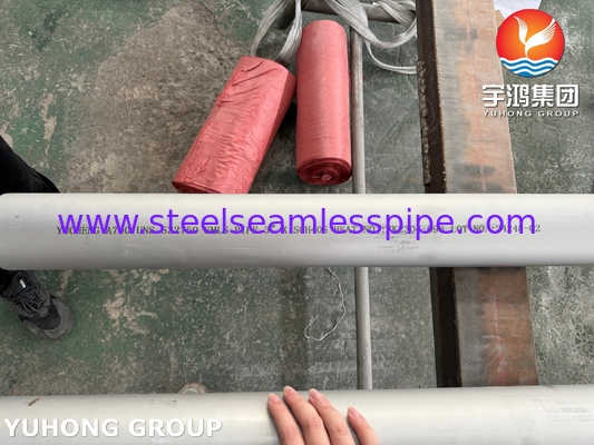 ASTM A790 UNS S32750 أنابيب فولاذية فائقة مزدوجة من الفولاذ المقاوم للصدأ غير الملحومة لتطبيقات النفط والغاز