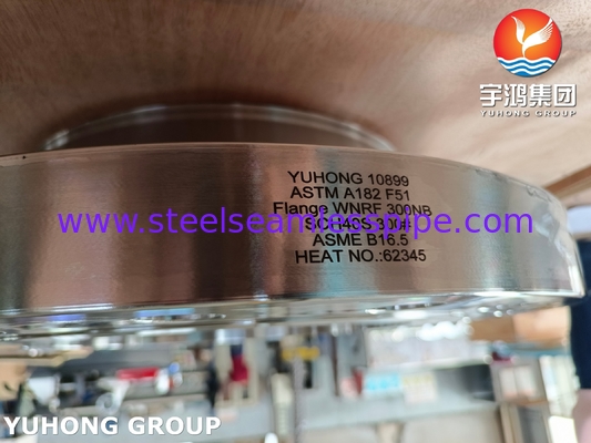 1/2" إلى 24" ASTM A182 F51 WNRF Flanges الفئة 150-2500 الصلب المزدوج المقاوم للتآكل