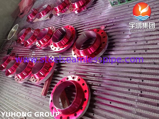 1/2" إلى 24" ASTM A182 F51 WNRF Flanges الفئة 150-2500 الصلب المزدوج المقاوم للتآكل