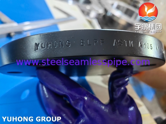 شفة عمياء من الفولاذ منخفض الكربون A105، مطروقة ومُقسّاة، ASME B16.5 / EN1092-1، تستخدم في خطوط أنابيب النفط والغاز