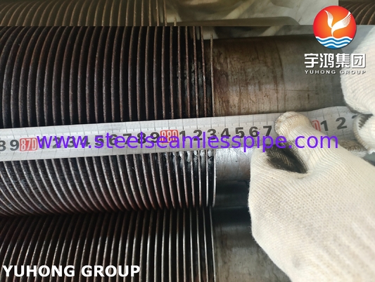 أنبوب مضلع حلزوني من الفولاذ الكربوني A106 GR.B لإعادة التسخين والموفر