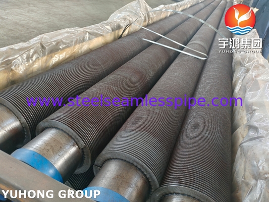 أنبوب مضلع حلزوني من الفولاذ الكربوني A106 GR.B لإعادة التسخين والموفر