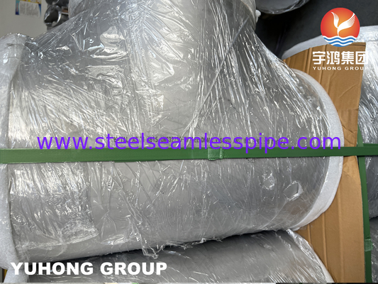 وصلة على شكل حرف T متساوية من الفولاذ المزدوج، A815 S32750 / SAF 2507، وصلة لحام بعقب، نظام تحلية مياه البحر