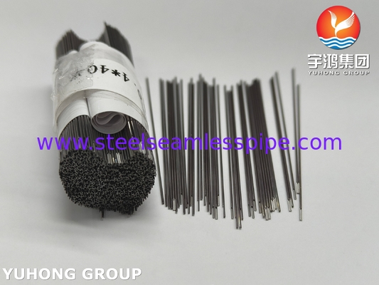 27G 40MM الفولاذ المقاوم للصدأ 304 أنبوب إبرة الري في الأسنان ، ذو الطرف المقطوع ISO9626