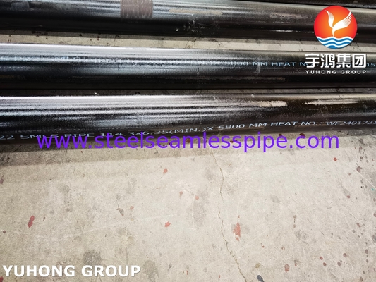 ASME SA335 P22 1.25Cr-0.5Mo أنابيب فولاذية سبائكية حديدية غير ملحومة لغلايات محطات الطاقة