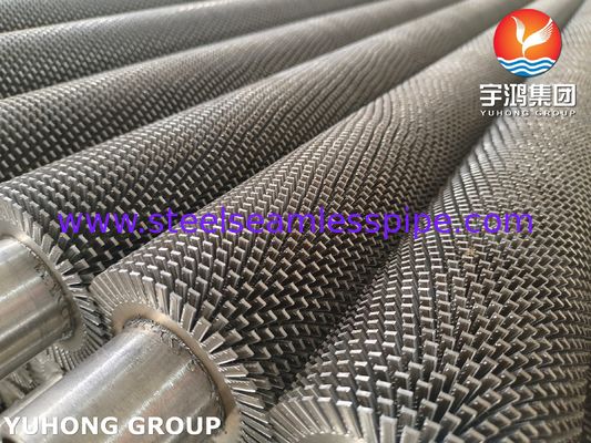 أنبوب زعانف من الفولاذ الكربوني ASME SA192 مع شريط زعانف من الفولاذ الكربوني مسنن للموفر واستعادة الحرارة