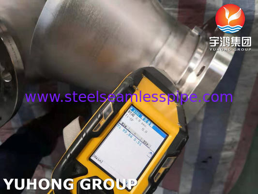 ASTM B363 Ti2 R50400 3.7035 وصلة فولاذية من سبائك التيتانيوم ملحومة بالدفع B16.9