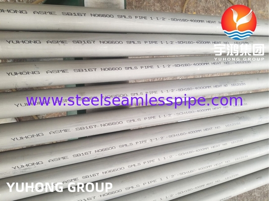 ASME SB167 سبيكة 600 / N06600، أنابيب سبيكة النيكل والكروم والحديد، تستخدم في مجال الطيران والفضاء المعالجة الكيميائية