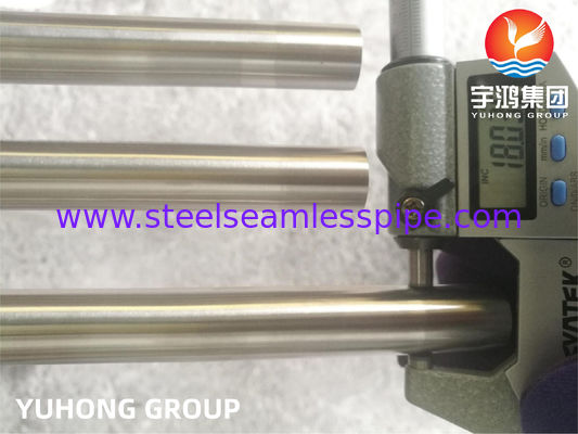 أنبوب لامع ASME SA213 TP321 BA لدرجات الحرارة العالية في الصناعات الغذائية