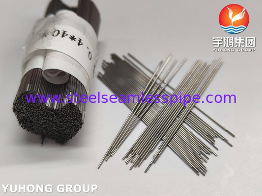 أنبوب إبرة الري SUS304 لعلاج قناة الجذر، طرف مشقوق نصف مقطوع، 27G