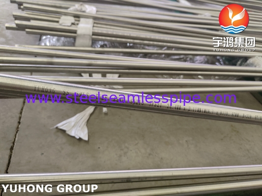 ASME SA213 TP321 أنابيب من الفولاذ المقاوم للصدأ غير الملحومة على شكل حرف U لمجموعات المبادلات الحرارية