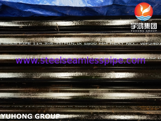 ASTM A335 P22 أنابيب بلا خيوط من الفولاذ اللاصق للاستخدام في درجات الحرارة العالية