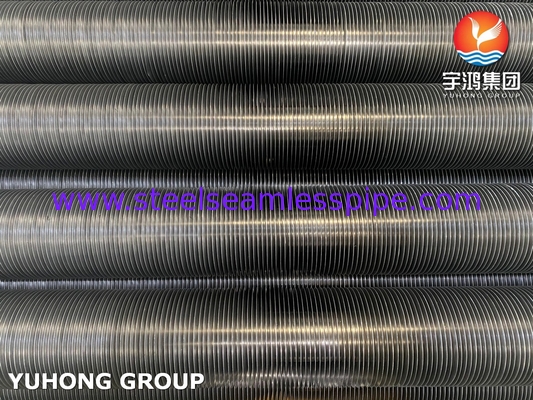 ASTM A335 P22 Alloy-Steel Pipe With AS Fin Material HFW Solid Fin Tube, High-Temperature Service