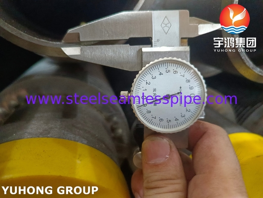 ASTM A335 P22 Alloy-Steel Pipe With AS Fin Material HFW Solid Fin Tube, High-Temperature Service