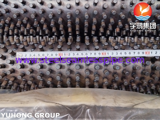 أنبوب مُزود بزعانف فولاذ سبيكي ASTM A335 Gr P5 لفرن تسخين المصفاة