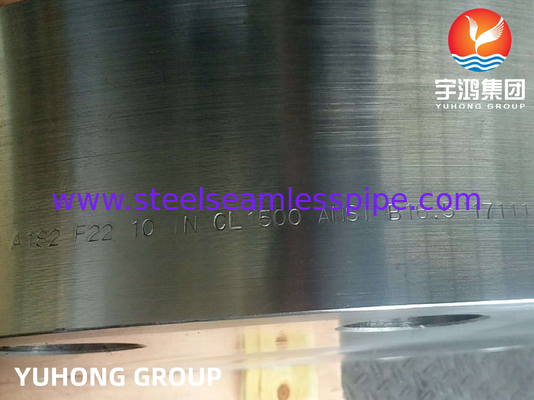 شفة فولاذ سبيكة ASTM A182 F22 مزورة عمياء ذات وجه مرتفع B16.5