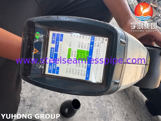 ASTM A234 WP11 CL2 مصابيح الفولاذ سبيكة مصفوفة بالباطن للصناعة الكيميائية B16.9