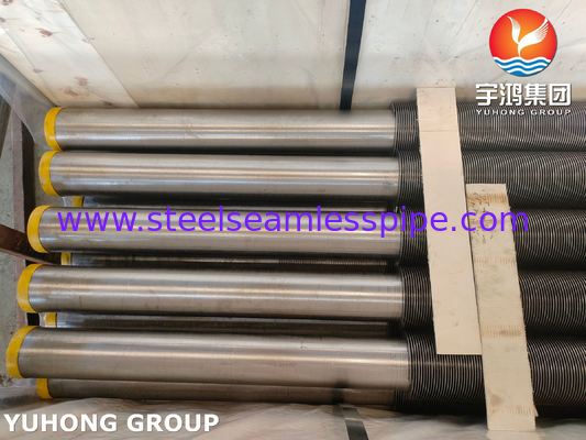ASME SA312 TP321H High Frequency Welded Fin Tube For Heat Exchanger