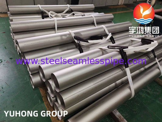 ASTM B514 انكونيل 800H UNS N08800 انكونيل نيكل سبيكة الأنبوب المطاطي لمعالجة الغاز
