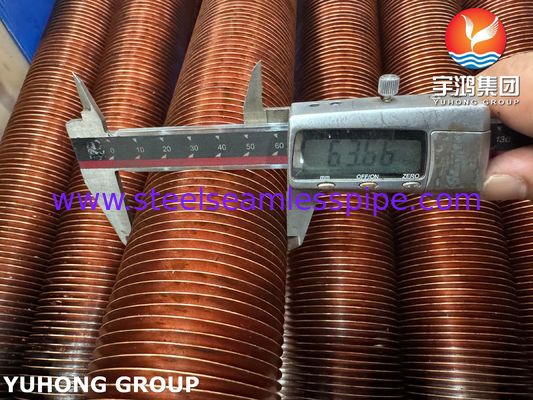 ASTM A106 GR.B With Cu-T2 Fin Embedded G Type Fin Tube, Offshore & Platform
