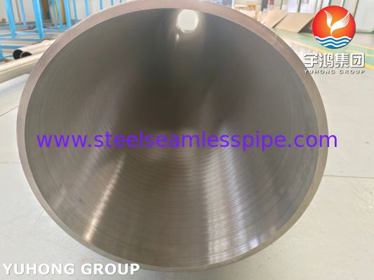 ASME SB165 UNS N04400 مونيل 400 أنبوب سبيكة النيكل 66Ni / 34Cu أنبوب بلا خيوط