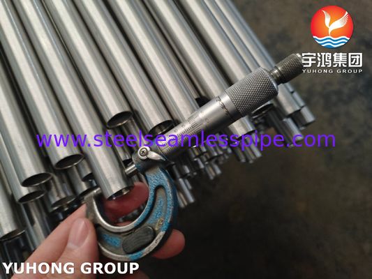 ASME SA268 TP410 (1.4006) أنبوب الفولاذ المقاوم للصدأ السلس لمبادل الحرارة والغلان