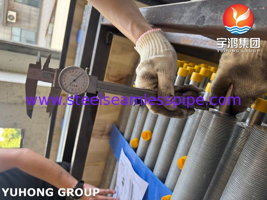الصلب المقاوم للصدأ ASTM A213 TP304 للمبادل الحراري المبرد بالهواء